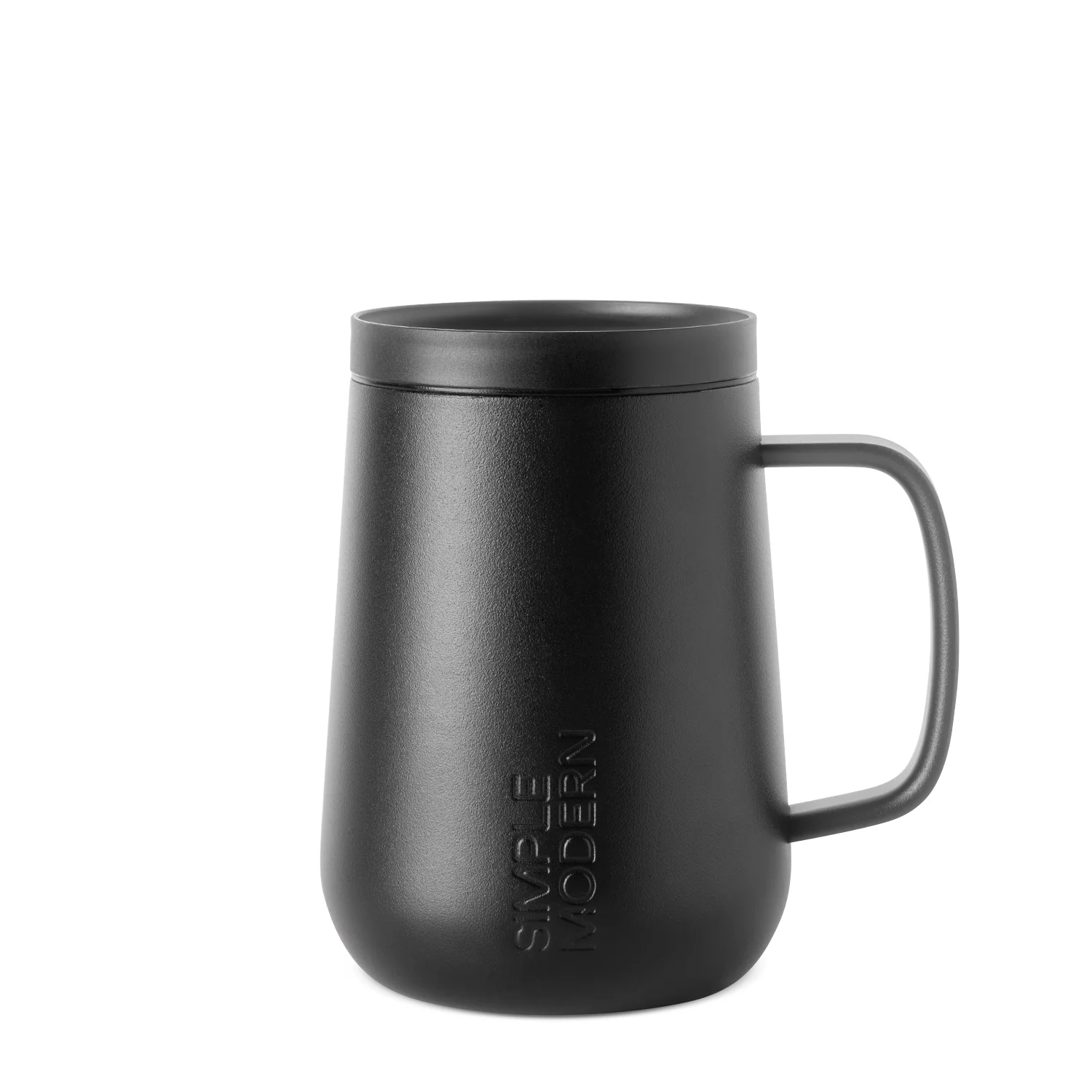 Simple Modern Voyager Mug with Handle - Signature - 12oz Midnight Black