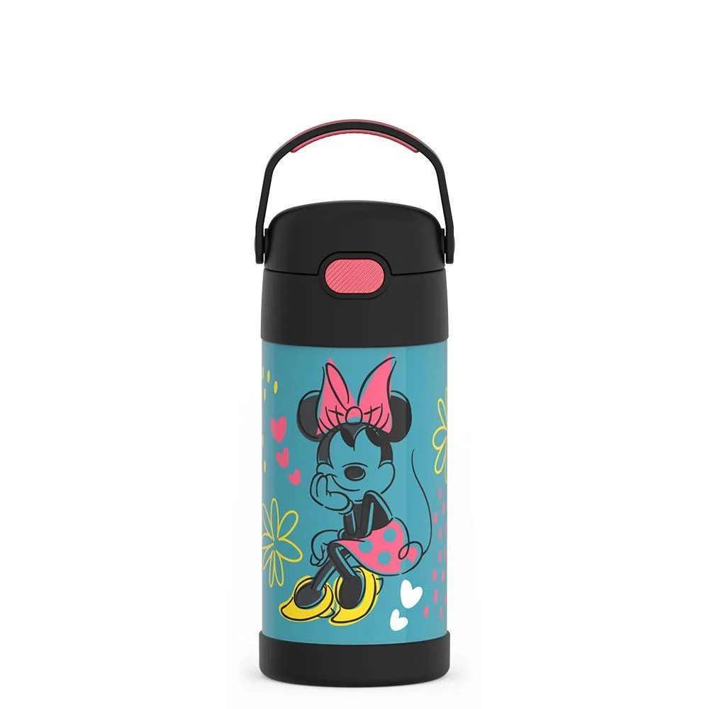 THERMOS 12oz FUNtainer® Water Bottle Disney Minnie Mouse Classic