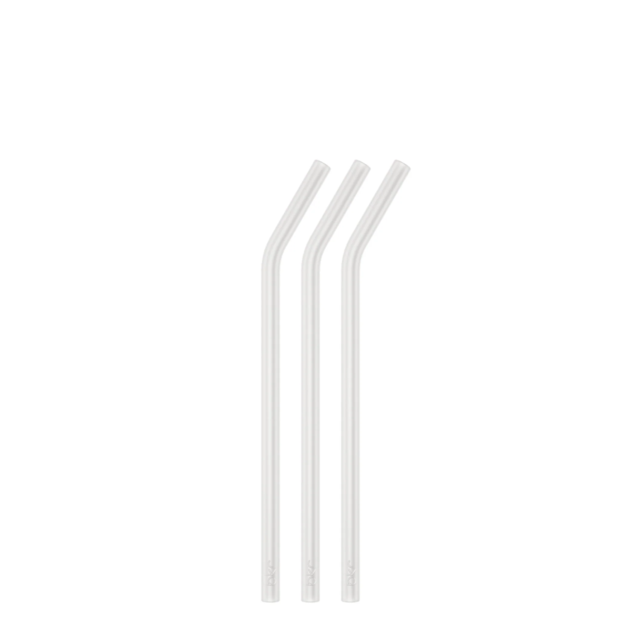bkr FROST LITTLE BOTTLE STRAWS 500ML (16OZ) SET OF THREE