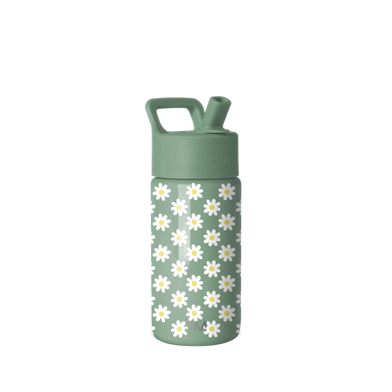 Simple Modern Summit Kids Water Bottle with Straw Lid - 14oz Sage Florals