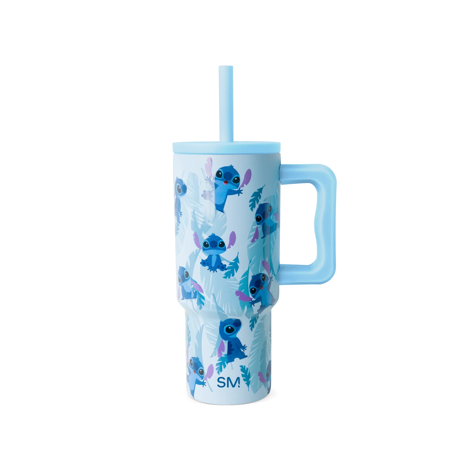 Simple Modern Trek Kids Tumbler with Silicone Straw Lid - 24oz Tropical Stitch