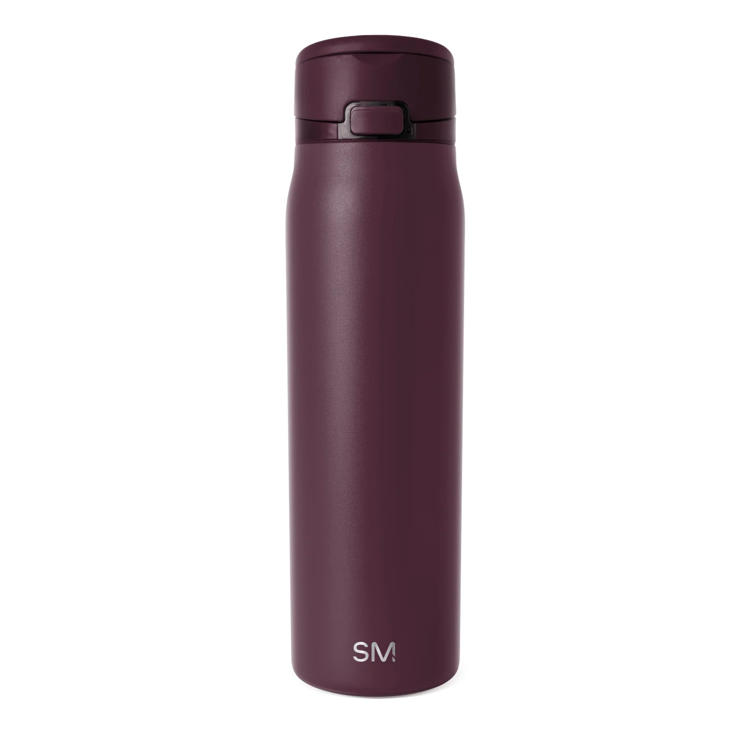 Simple Modern Mesa Loop Water Bottle with Straw | 30oz Cup Holder Friendly Insulated Stainless Steel Bottles for Travel, Sports and School | Cherry Wine
