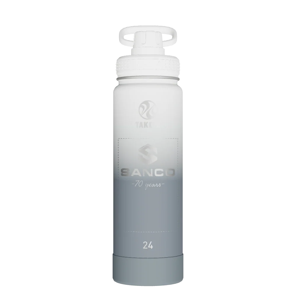Takeya Actives Water Bottle With Spout Lid - 24oz Morning Mist - Model 51397-TAKEYA-ACTIVES-WATER-BOTTLE-WITH-SPOUT-LID-CUSTOMIZED-448-24OZ-MORNING-MIST