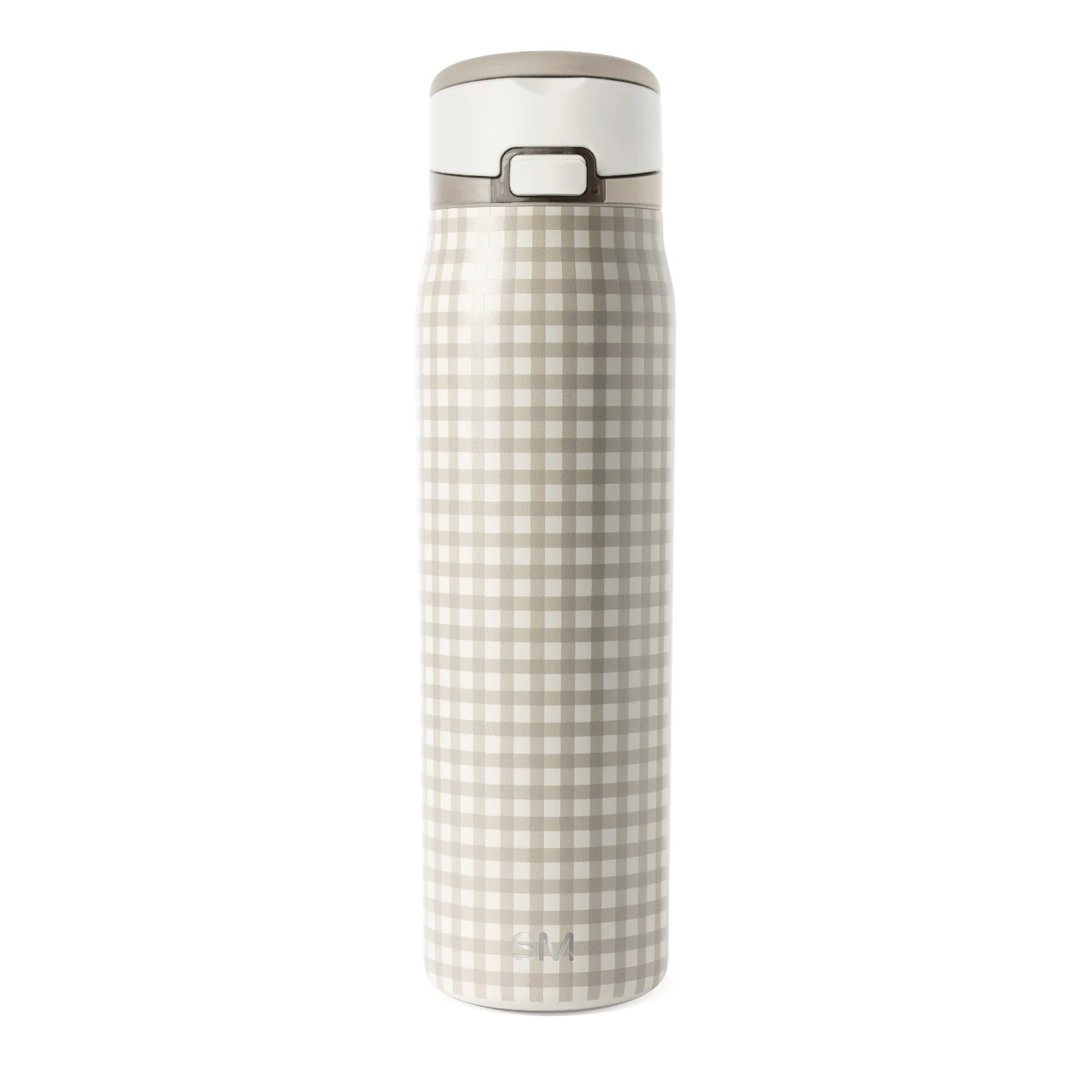 Simple Modern Mesa Loop with Covered Straw - 30oz Cream Gingham