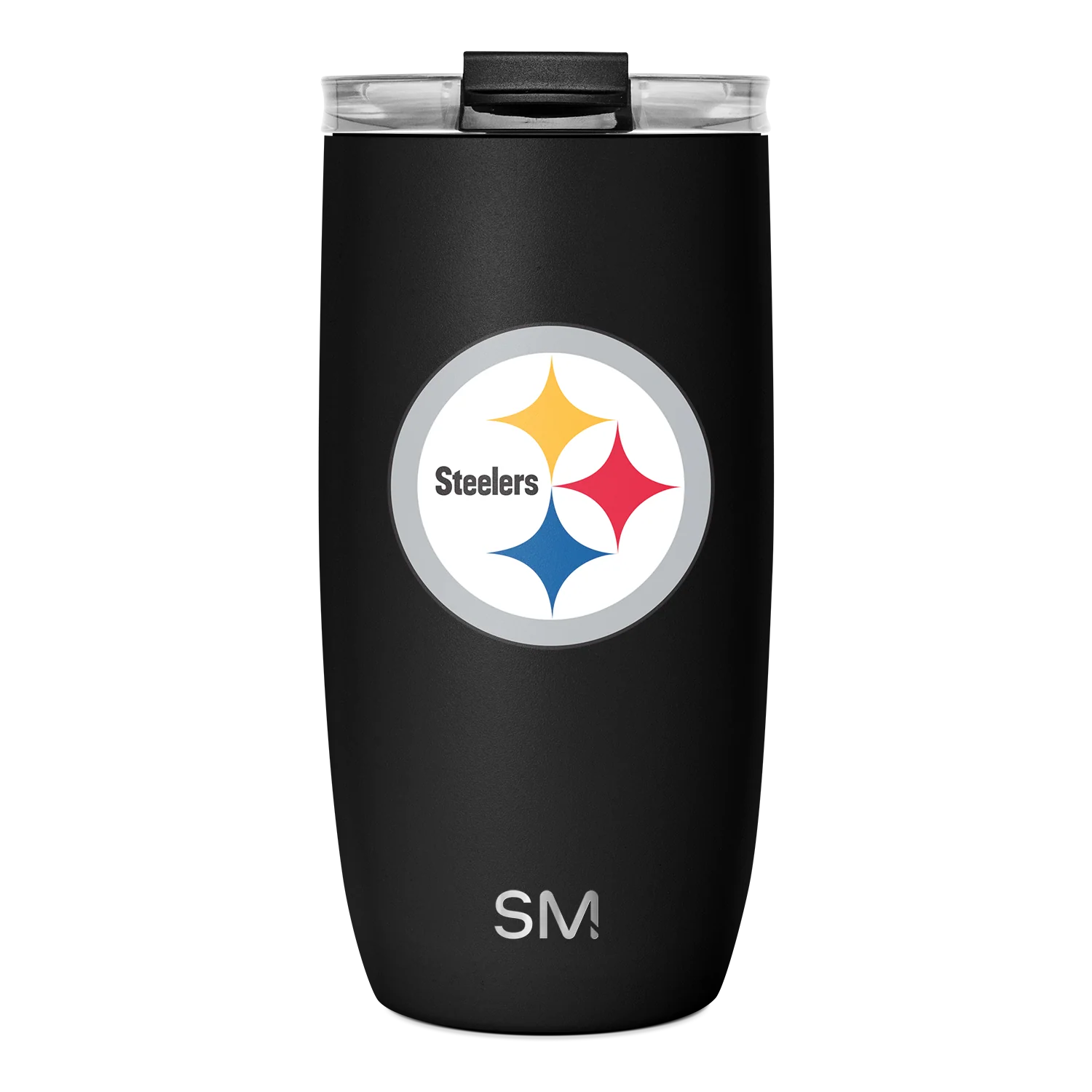 Simple Modern NFL Voyager Tumbler with Clear Flip Lid & Straw - 16oz Pittsburgh Steelers
