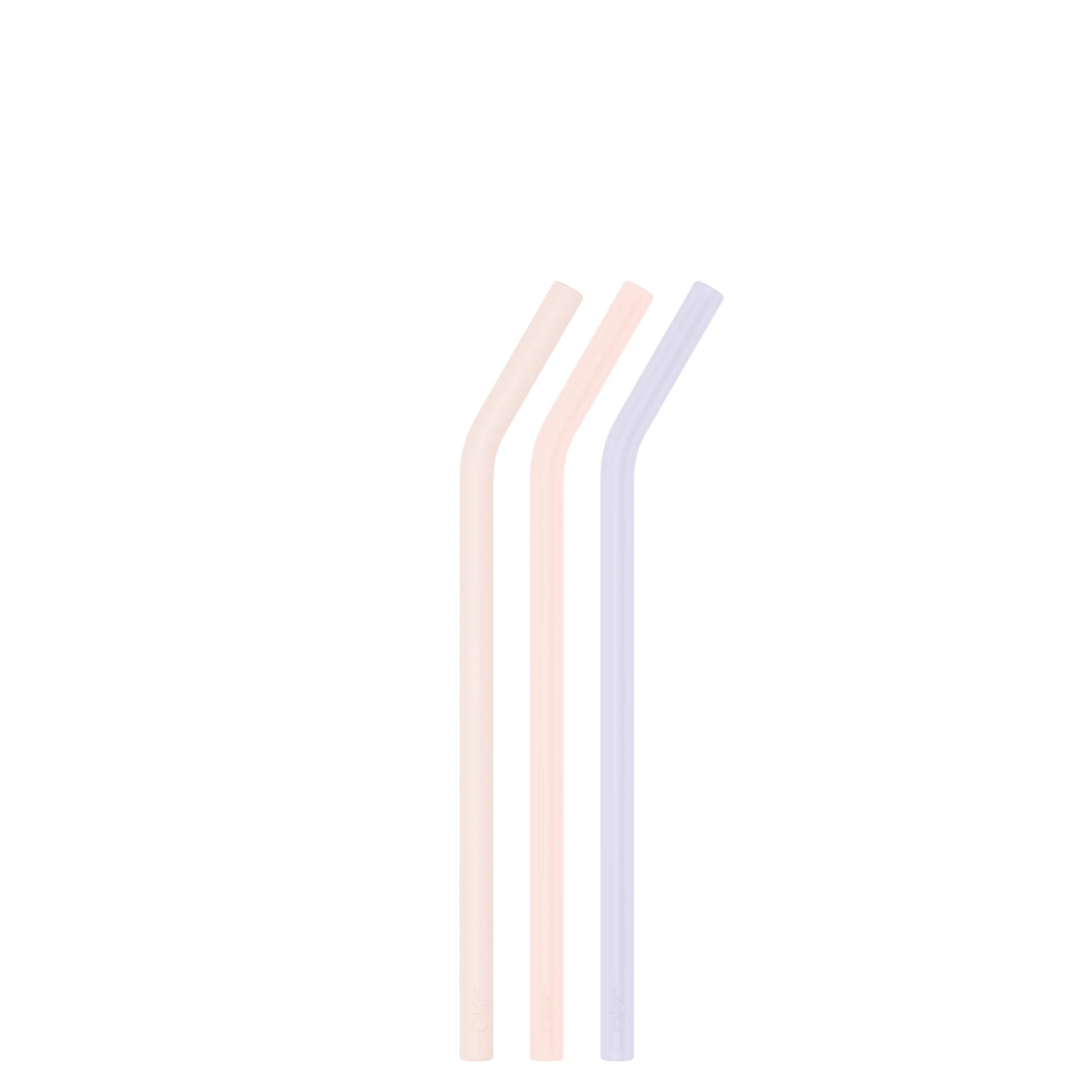 bkr COTTON CANDY LITTLE BOTTLE STRAWS 500ML (16 OZ) SET OF THREE