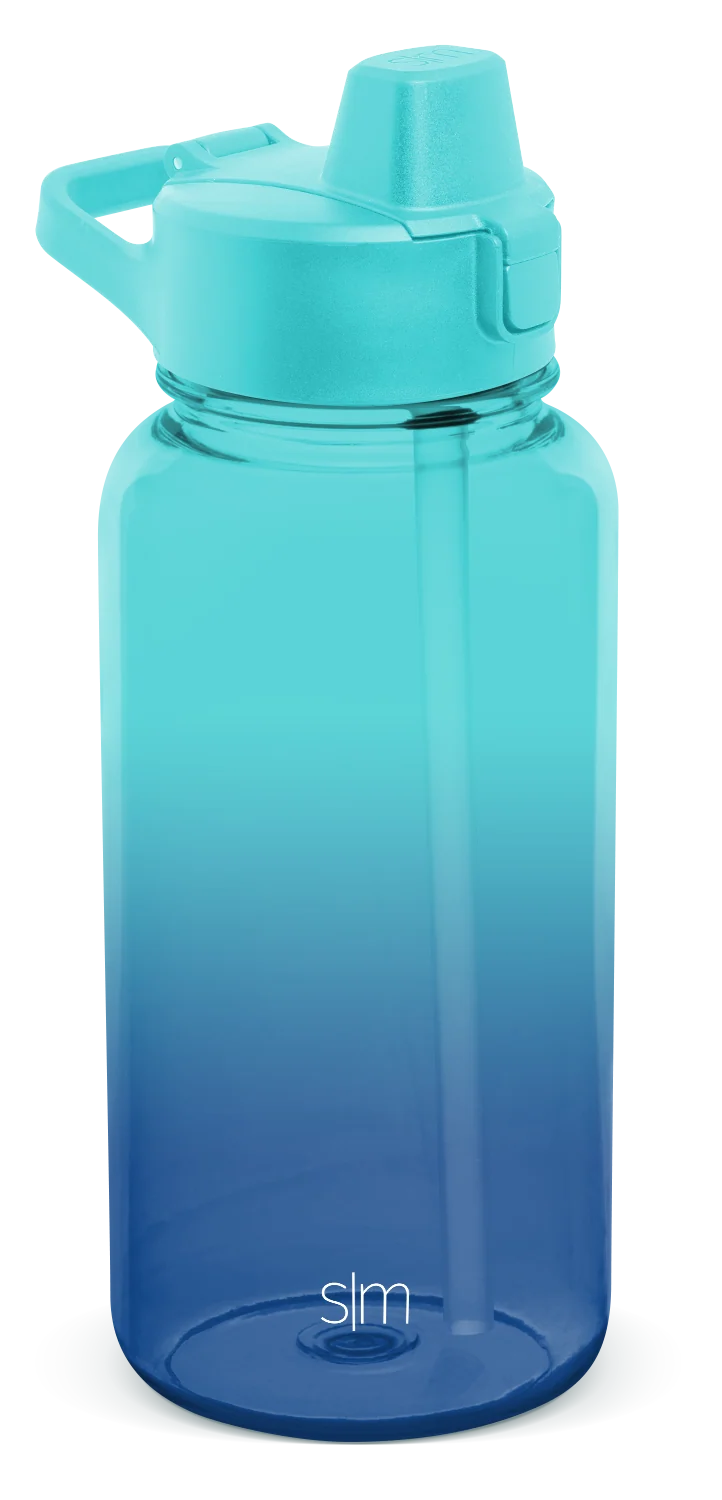 Simple Modern Plastic Summit With Simple Flip Silicone Straw Lid - 32oz Pacific Dream