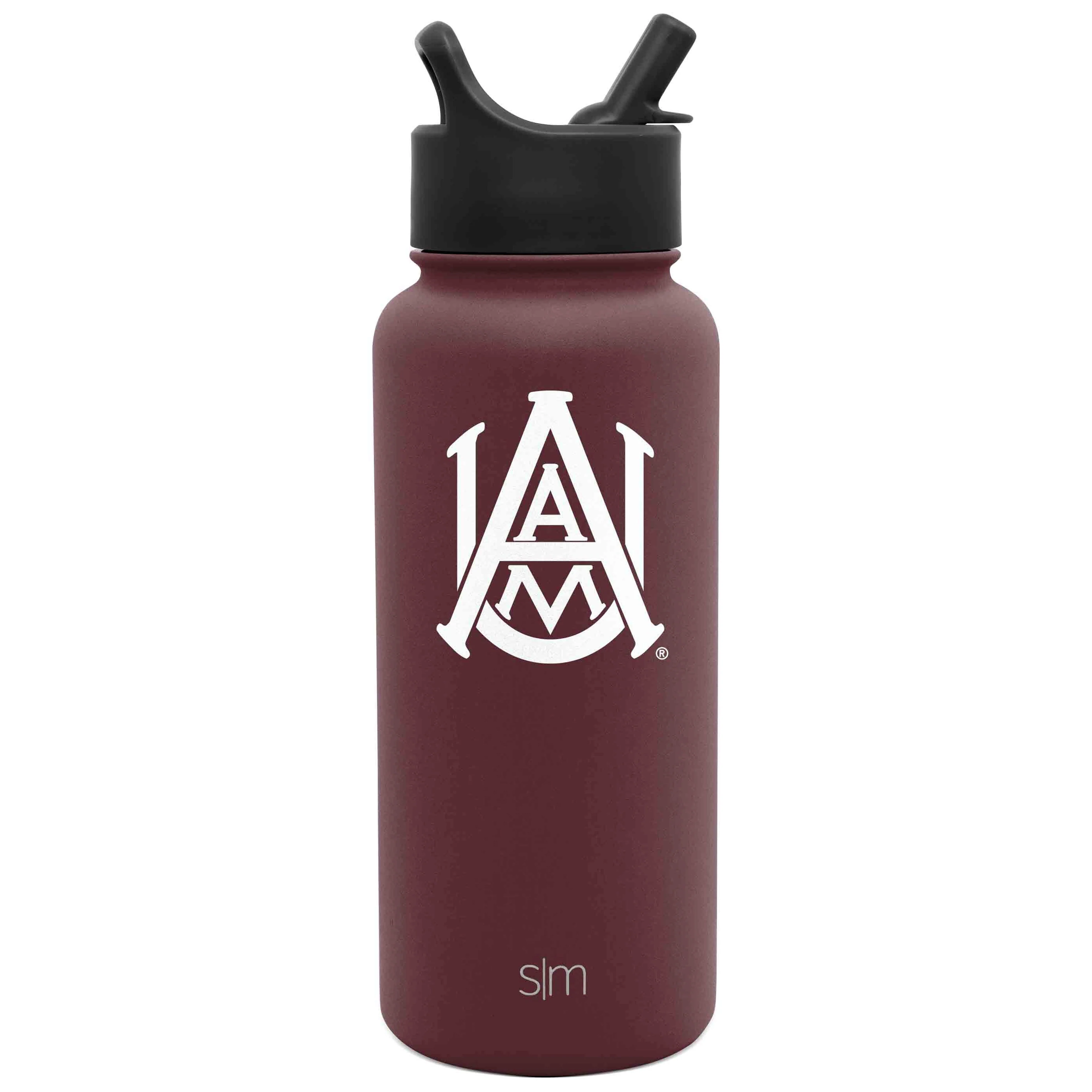 Simple Modern Collegiate Summit Water Bottle with Straw Lid - 32oz Alabama A&M