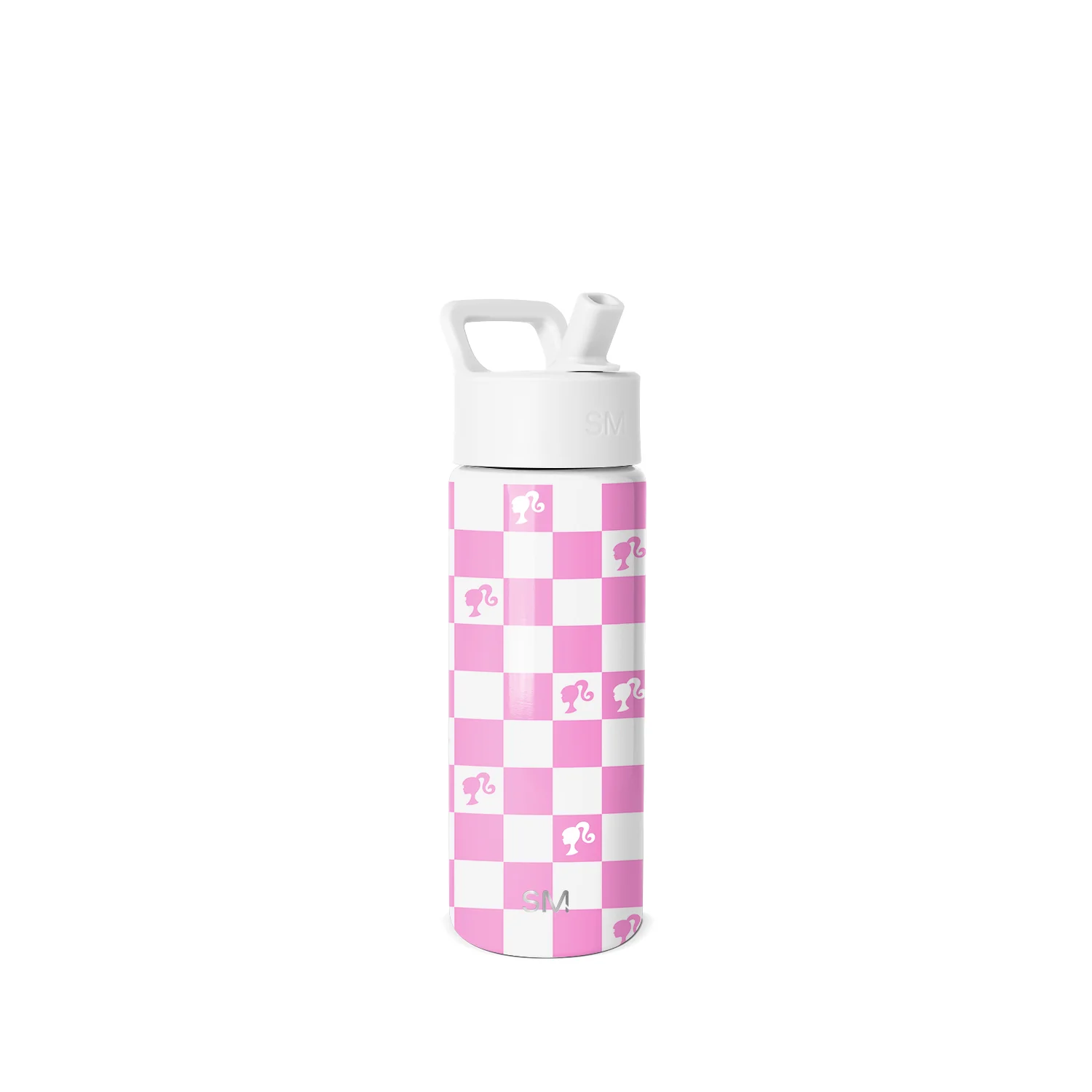 Simple Modern Summit Kids Water Bottle with Straw Lid - 18oz Barbie Checkmate