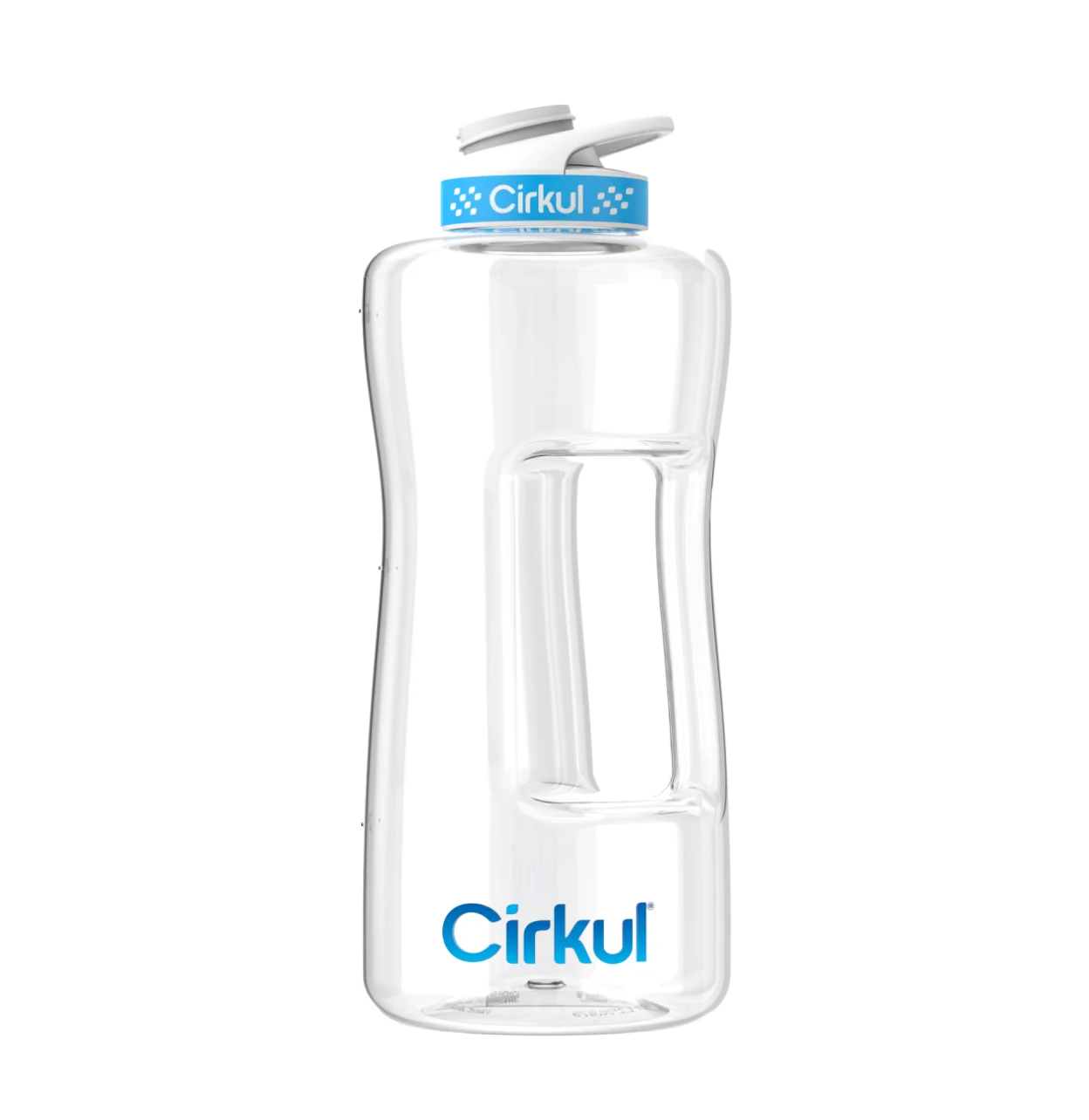 Cirkul Limited Edition: 62oz. Plastic Bottle & Blue Lid