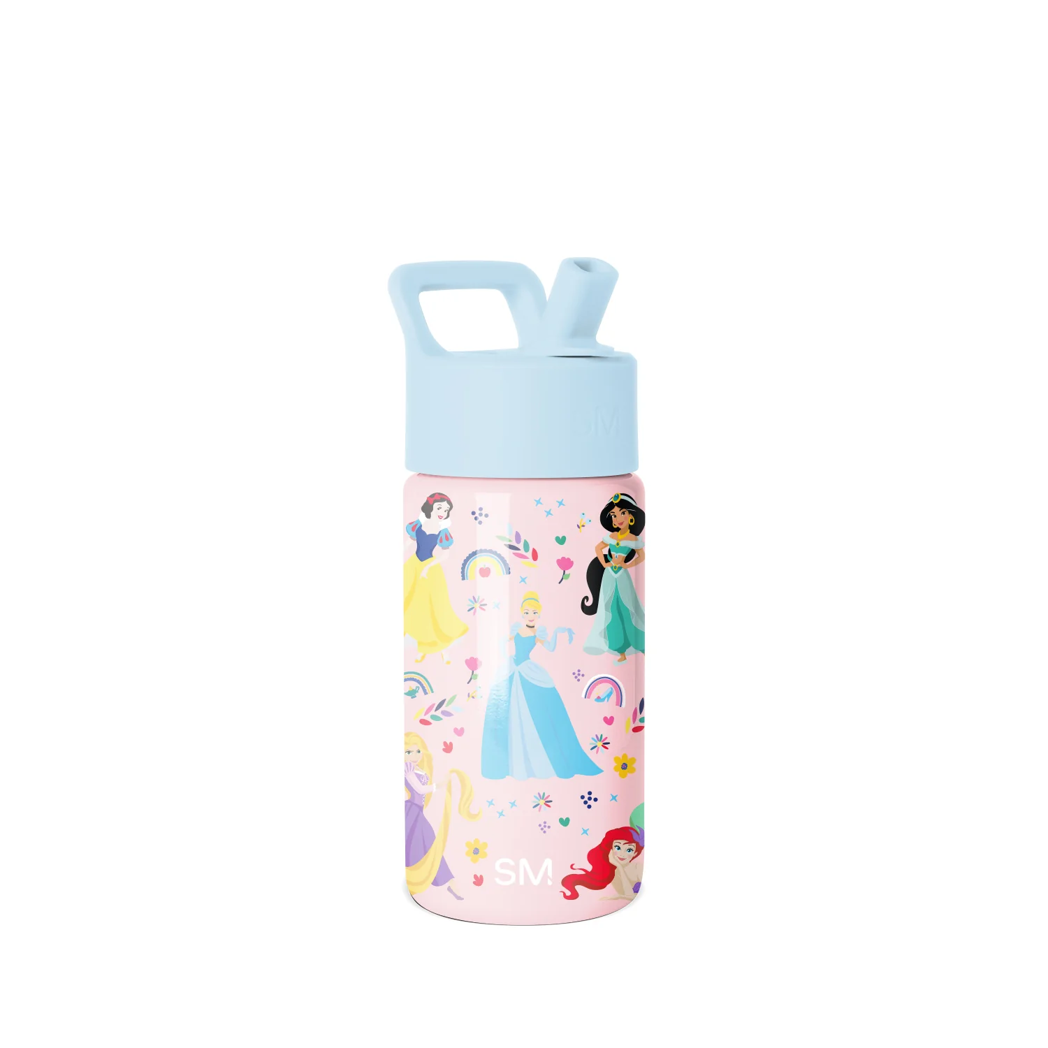 Simple Modern Summit Kids Water Bottle with Straw Lid - 14oz Princess Rainbows