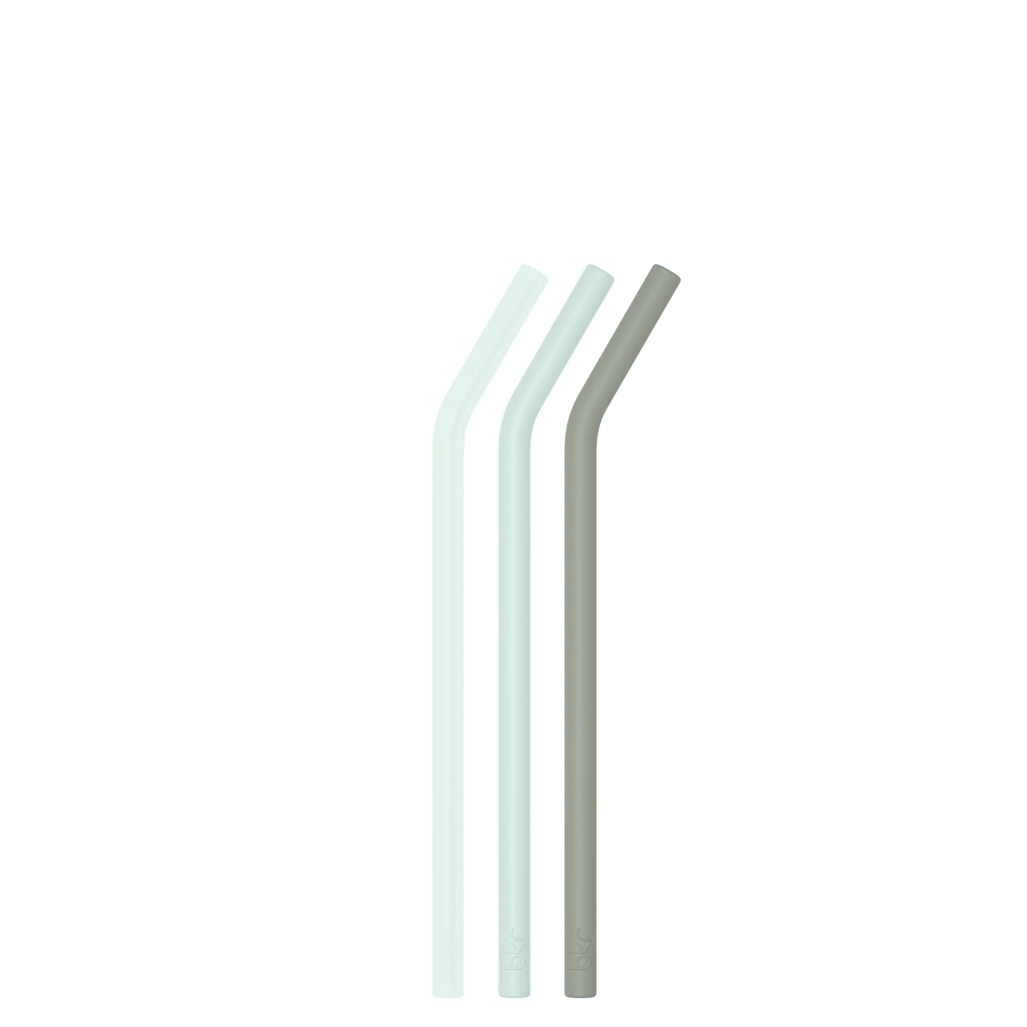 bkr ETHEREAL GARDEN LITTLE BOTTLE STRAWS 500mL (16 OZ) SET OF THREE
