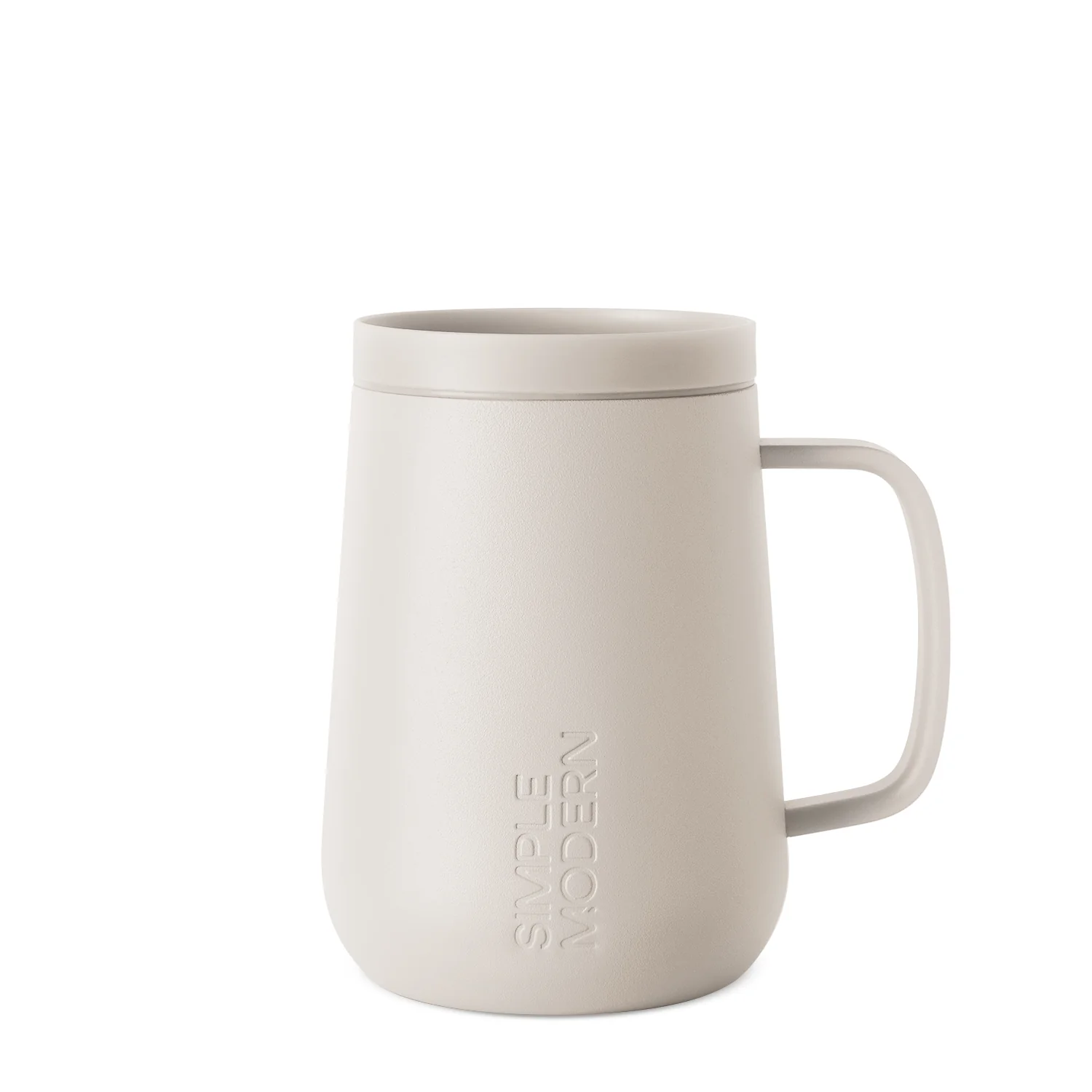 Simple Modern Voyager Mug with Handle - Signature - 12oz Almond Birch