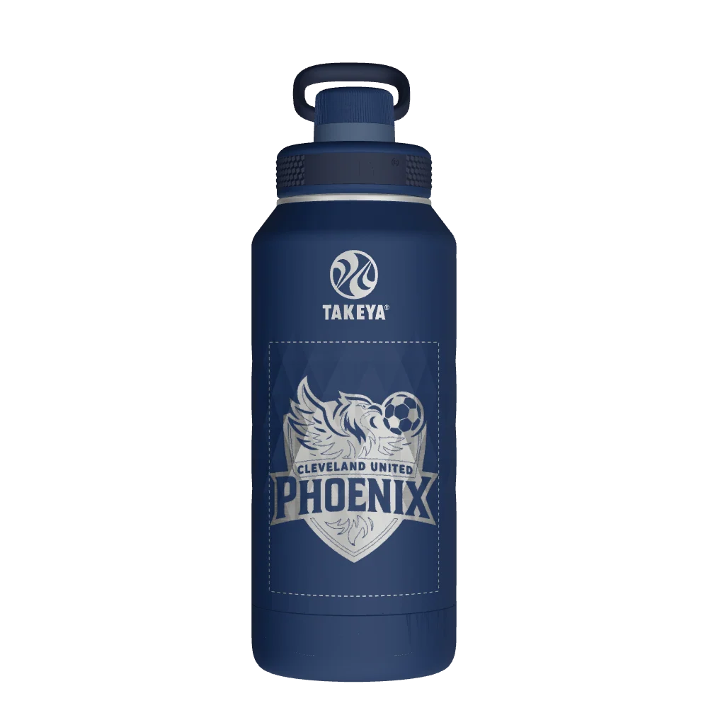 Takeya Sport Water Bottle - 32oz Indigo Spout - Model 51332-TAKEYA-SPORT-WATER-BOTTLE-CUSTOMIZED-310-32OZ-INDIGO-SPOUT
