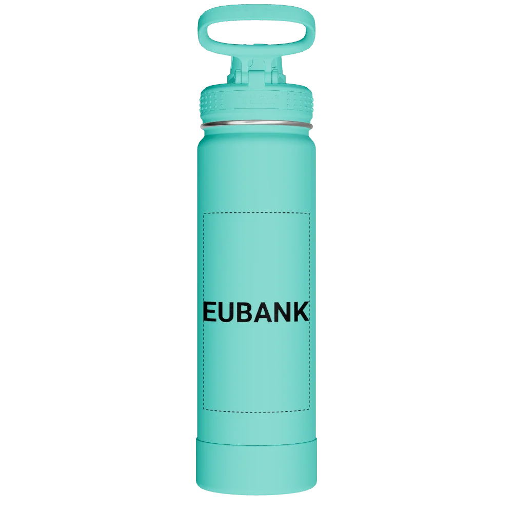 Takeya Actives Water Bottle With Spout Lid - 22oz Teal - Model 50301-TAKEYA-ACTIVES-WATER-BOTTLE-WITH-SPOUT-LID-CUSTOMIZED-241-22OZ-TEAL