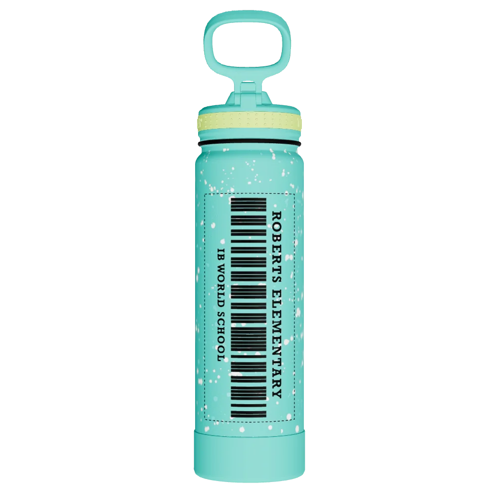 Takeya Actives Water Bottle With Straw Lid - 22oz Confetti Green Grass - Model 50434-TAKEYA-ACTIVES-WATER-BOTTLE-WITH-STRAW-LID-CUSTOMIZED-84-22OZ-CONFETTI-GREEN-GRASS