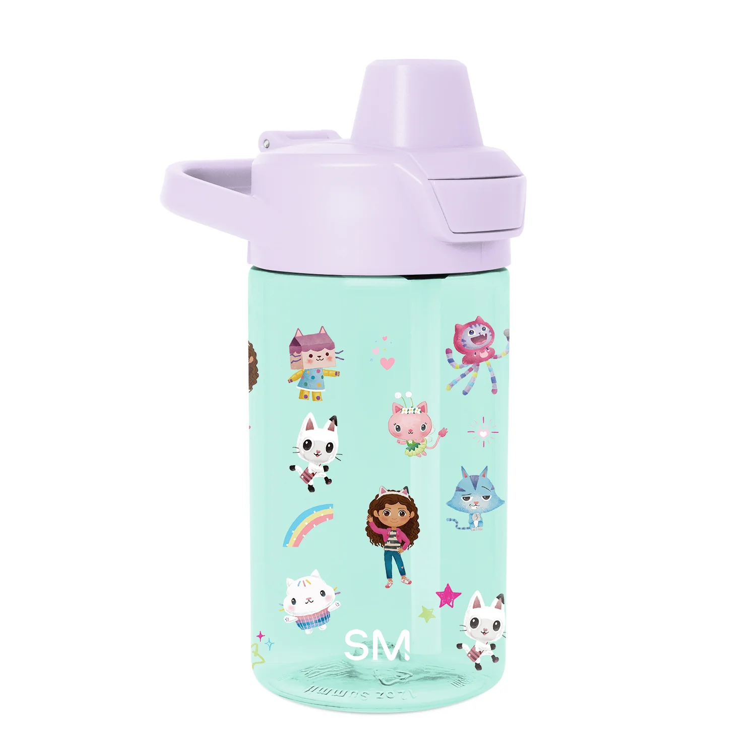 Simple Modern Summit Kids Plastic Water Bottle with Simple Flip Straw Lid - 12oz Gabby's Friends
