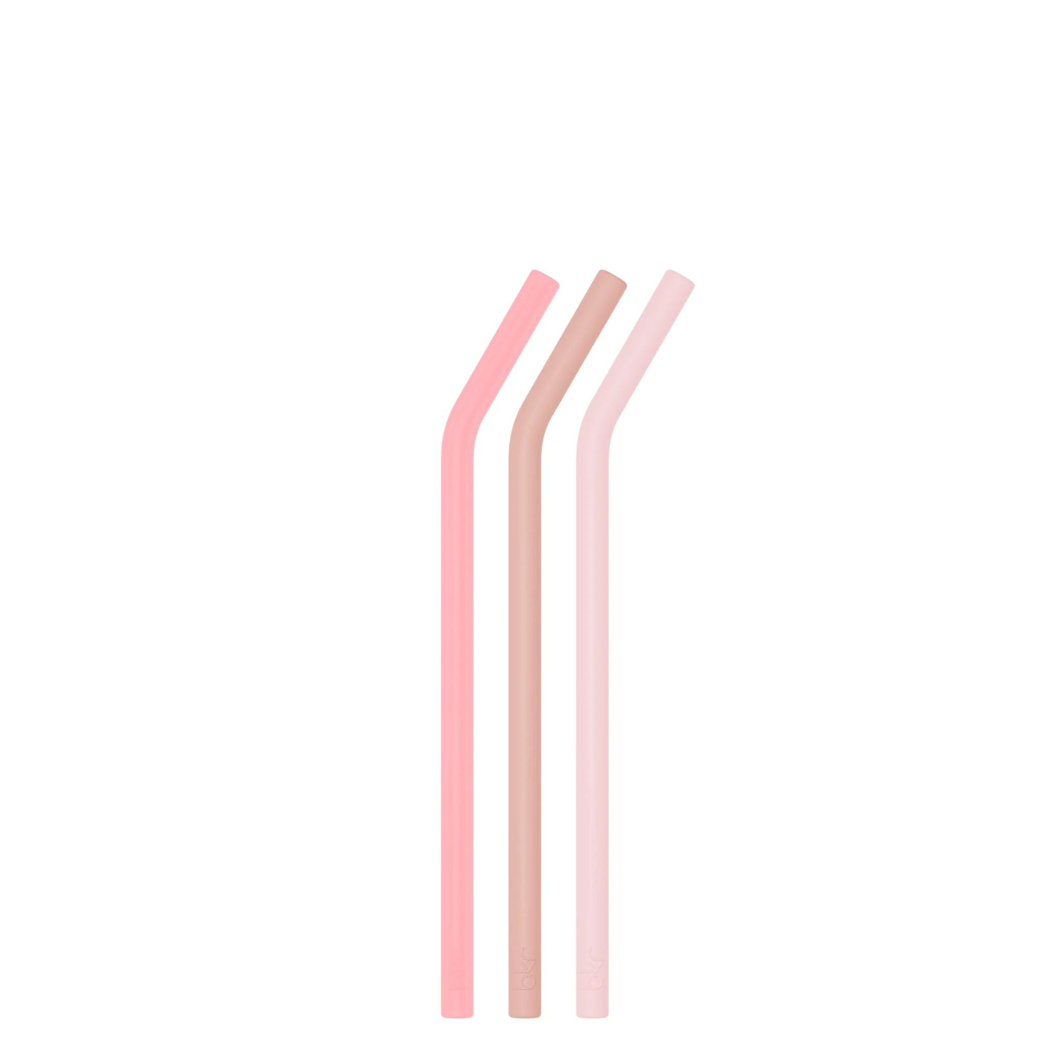 bkr CHAMPAGNE PINKS BIG BOTTLE STRAWS 1L (32 OZ) SET OF THREE