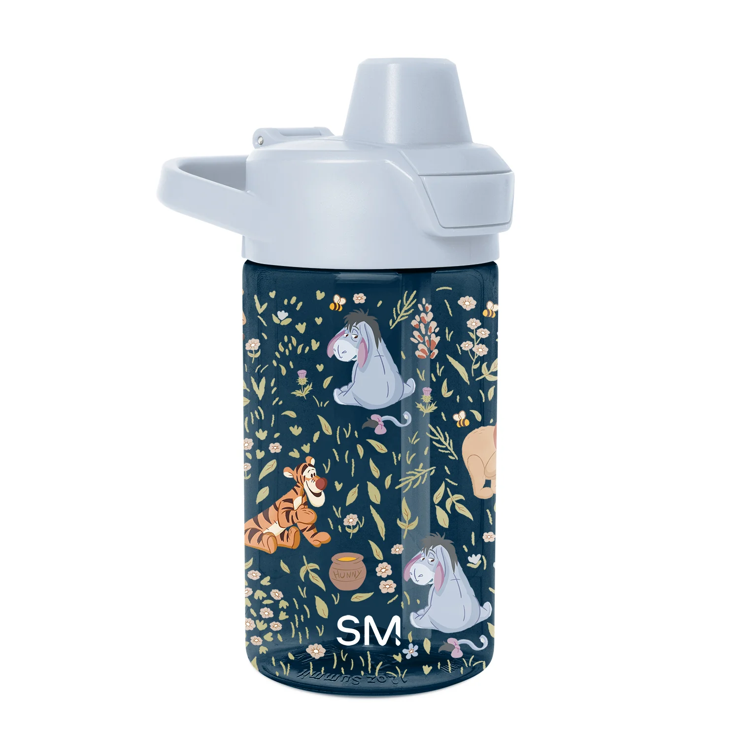 Simple Modern Summit Kids Plastic Water Bottle with Simple Flip Straw Lid - 12oz Winnie the Pooh Floral