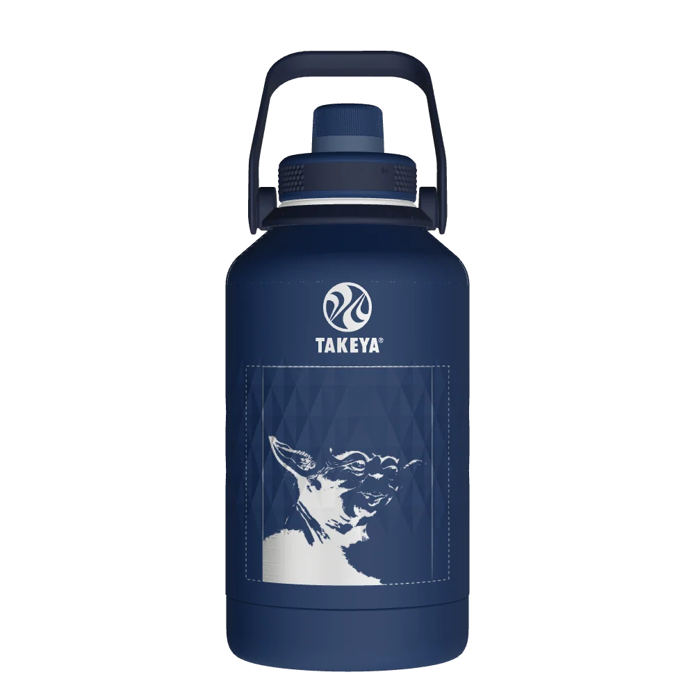 Takeya Sport Water Bottle - 64oz Indigo Spout - Model 51364-TAKEYA-SPORT-WATER-BOTTLE-CUSTOMIZED-371-64OZ-INDIGO-SPOUT