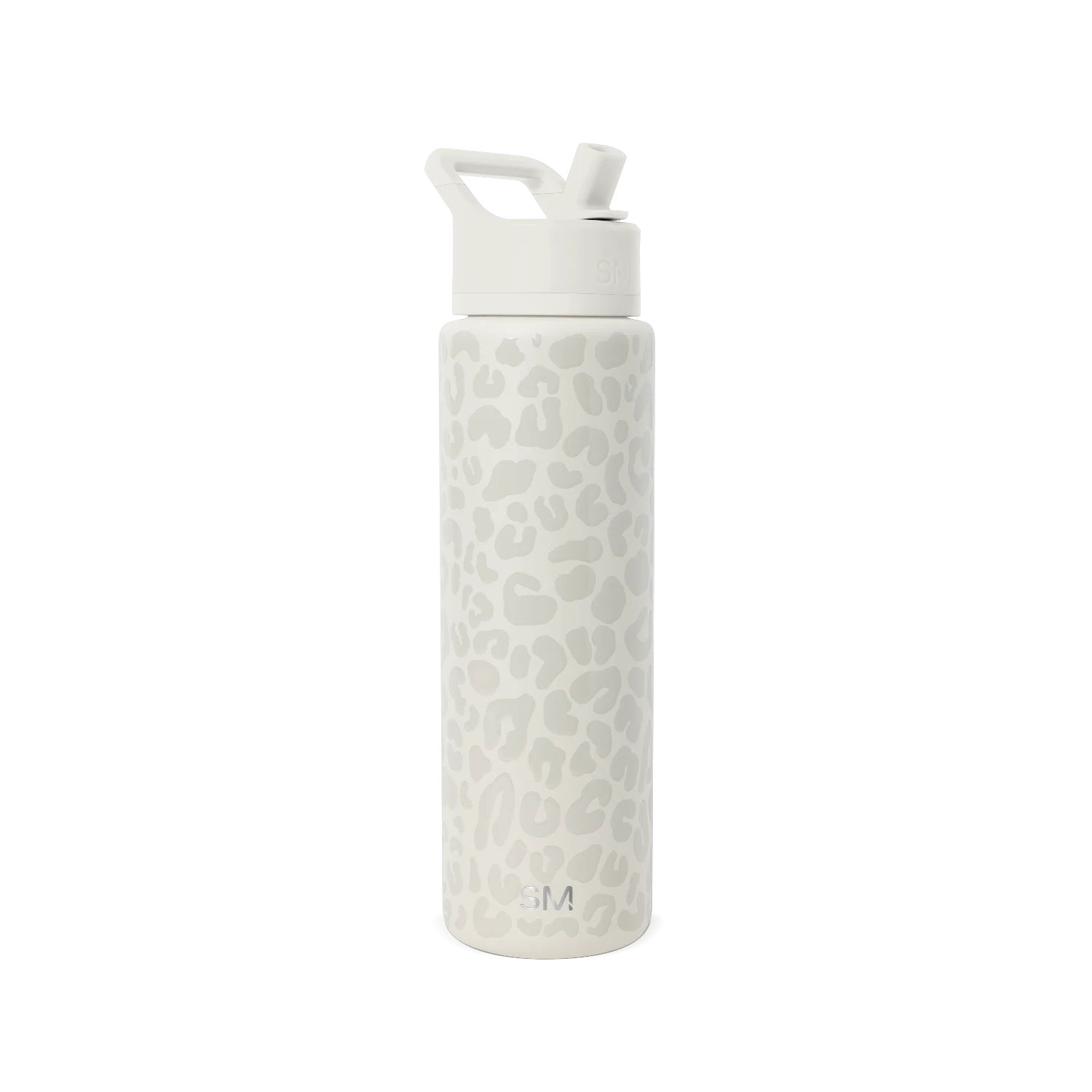 Simple Modern Summit Water Bottle with Straw Lid - 30oz Cream Leopard