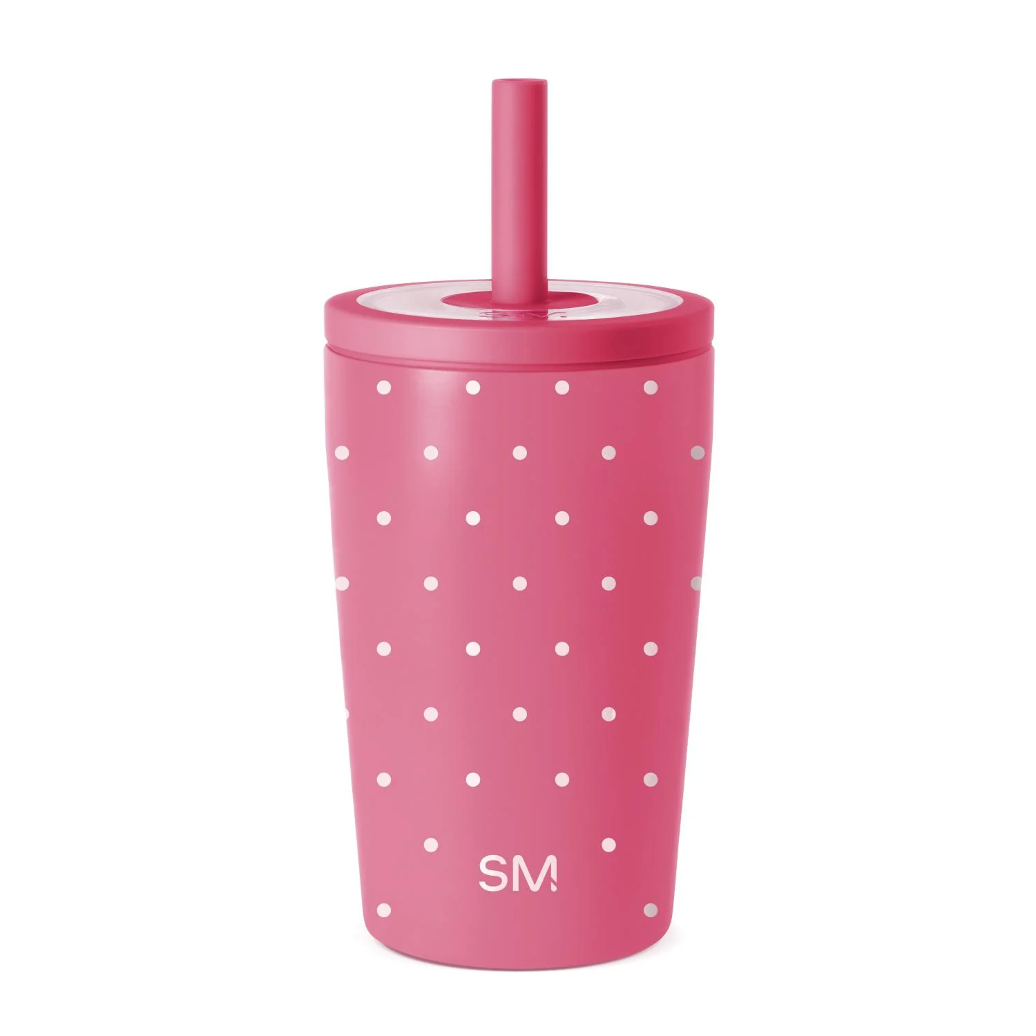 Simple Modern Stainless Steel Junior Tumbler - 12oz Polka Pink
