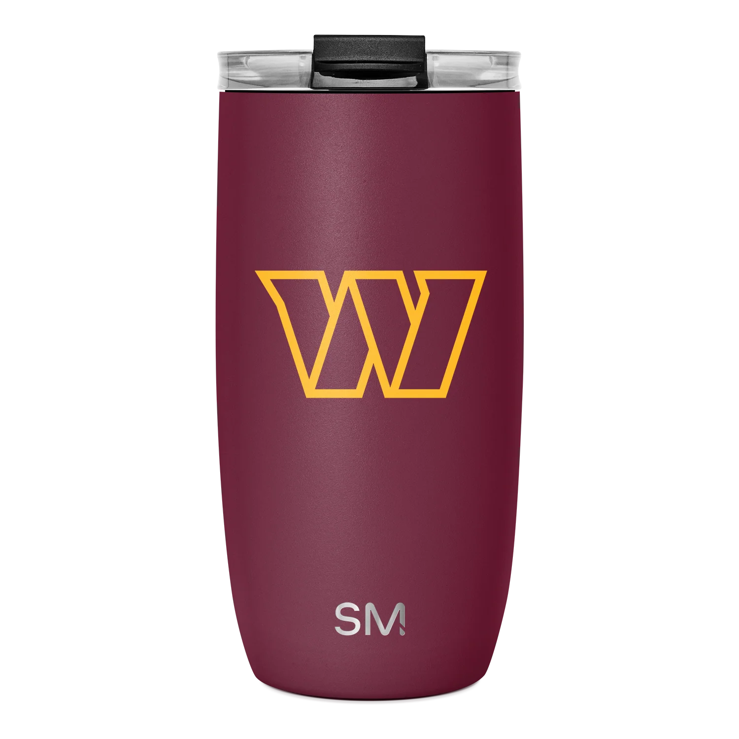 Simple Modern NFL Voyager Tumbler with Clear Flip Lid & Straw - 16oz Washington Commanders